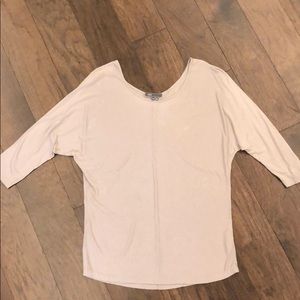 Vince Dolman Sleeve Gray T-Shirt Size M